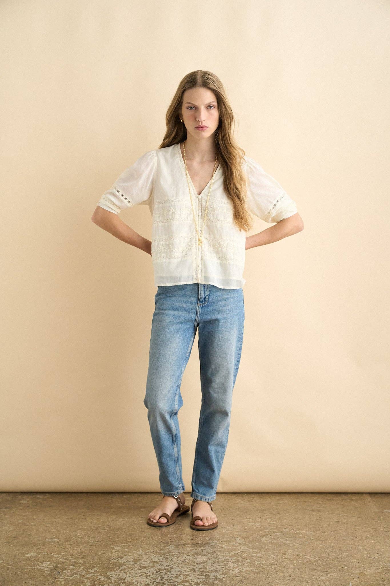Kala Blouse - Ecru