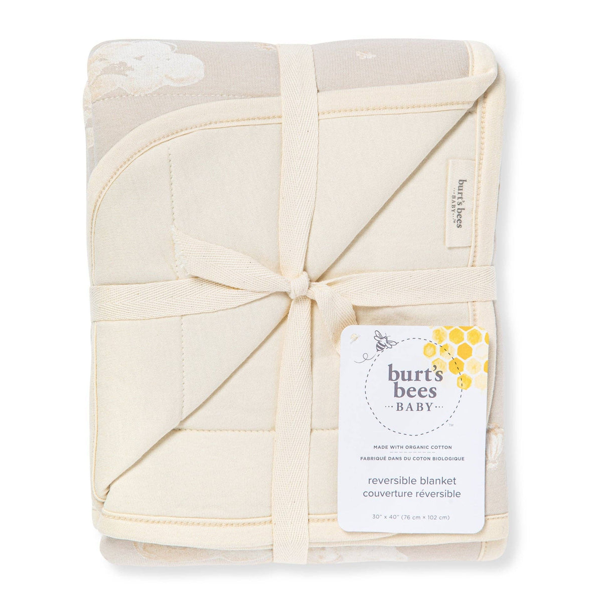 Organic Cotton Reversible Blanket - Good Night Sky