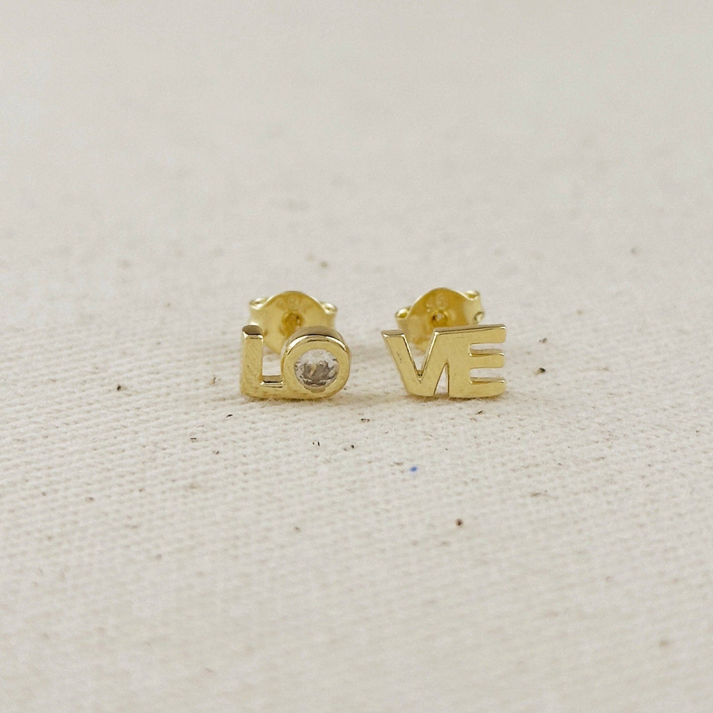 18k Gold Filled LO-VE Stud