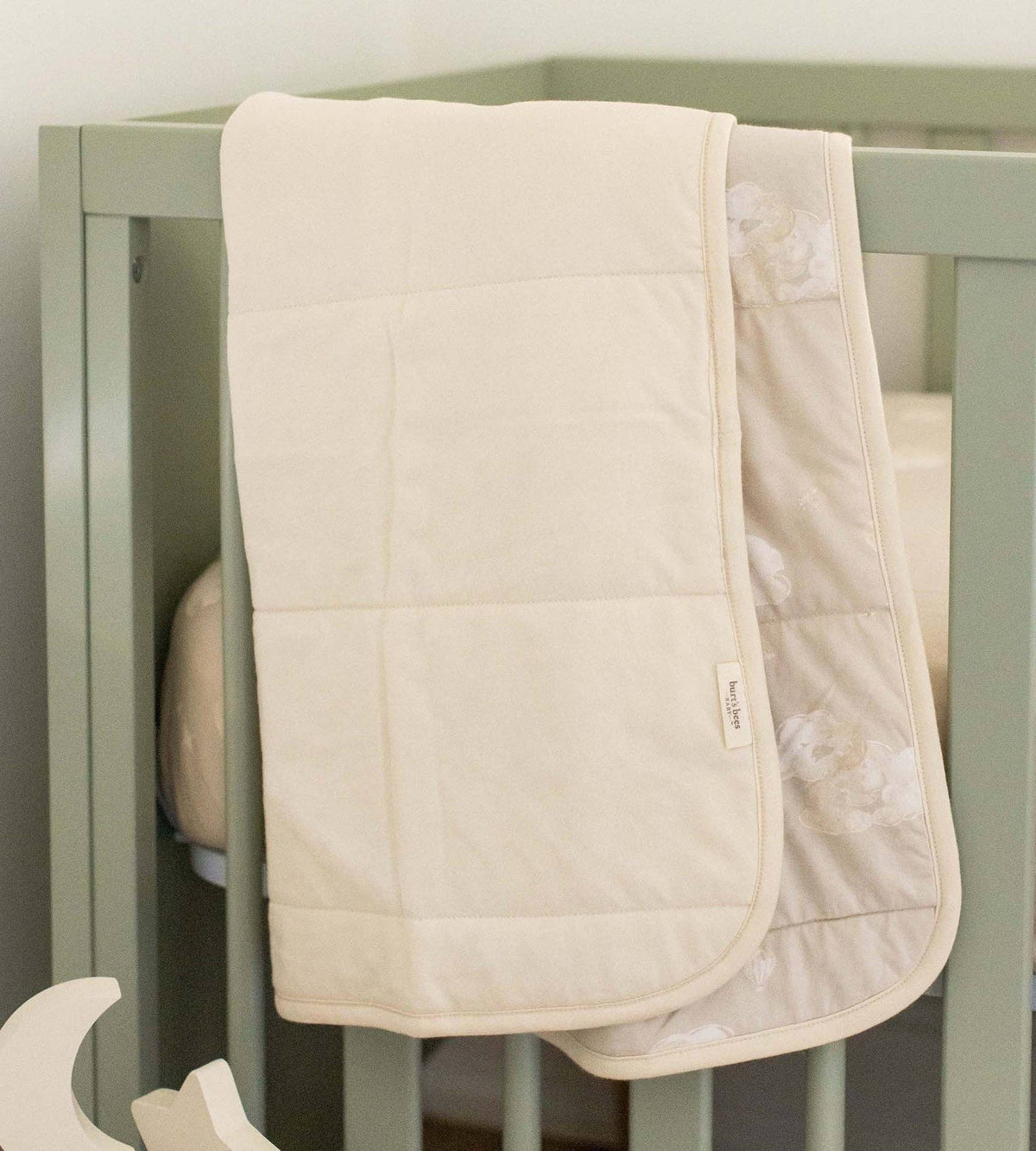 Organic Cotton Reversible Blanket - Good Night Sky