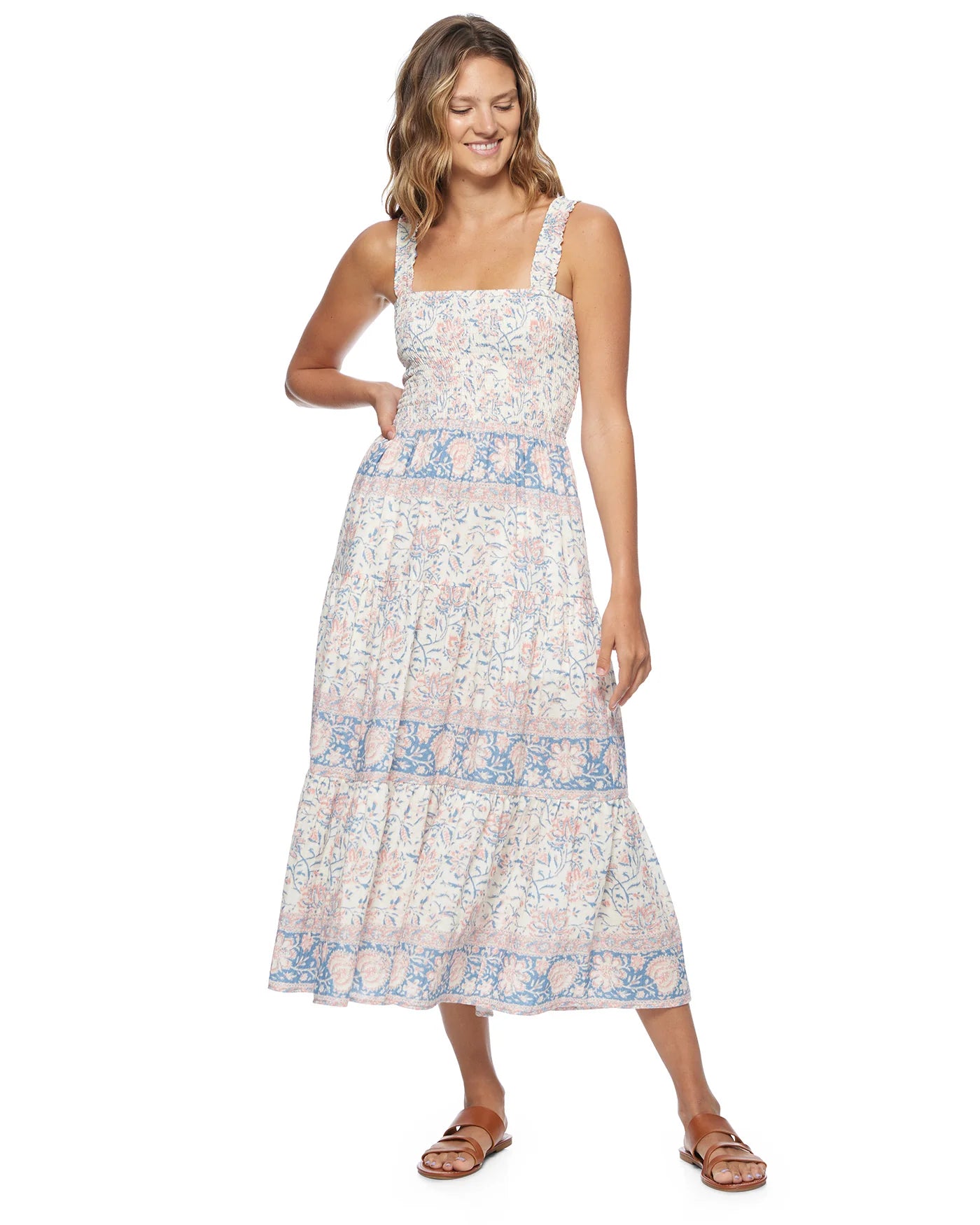 Francesca Floral Maxi Dress Large