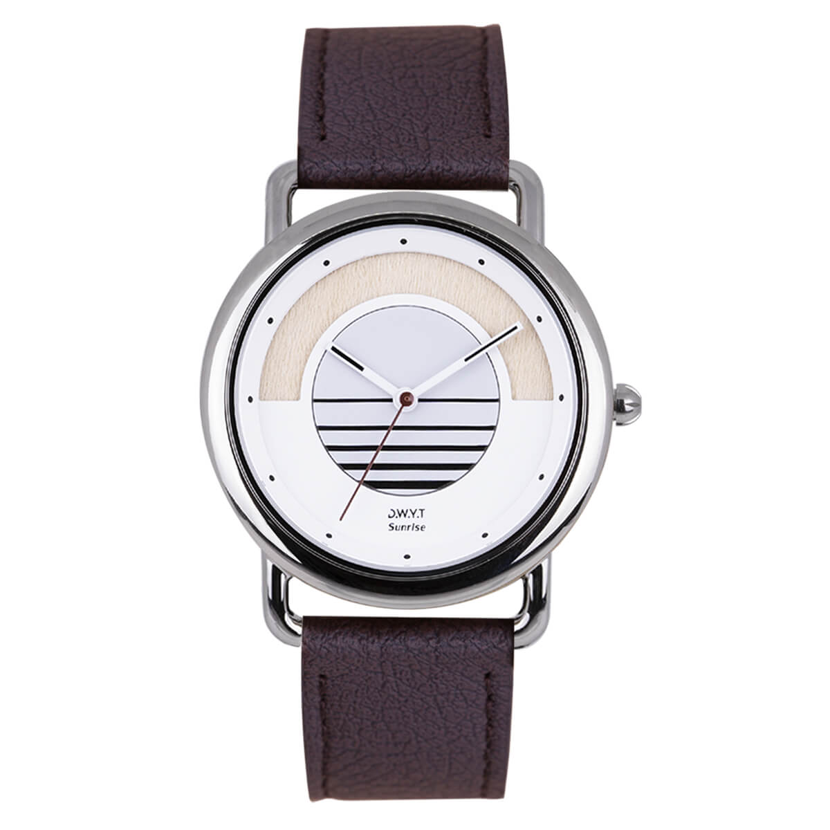 Sunrise Watch Chocolate - Apple Leather Band