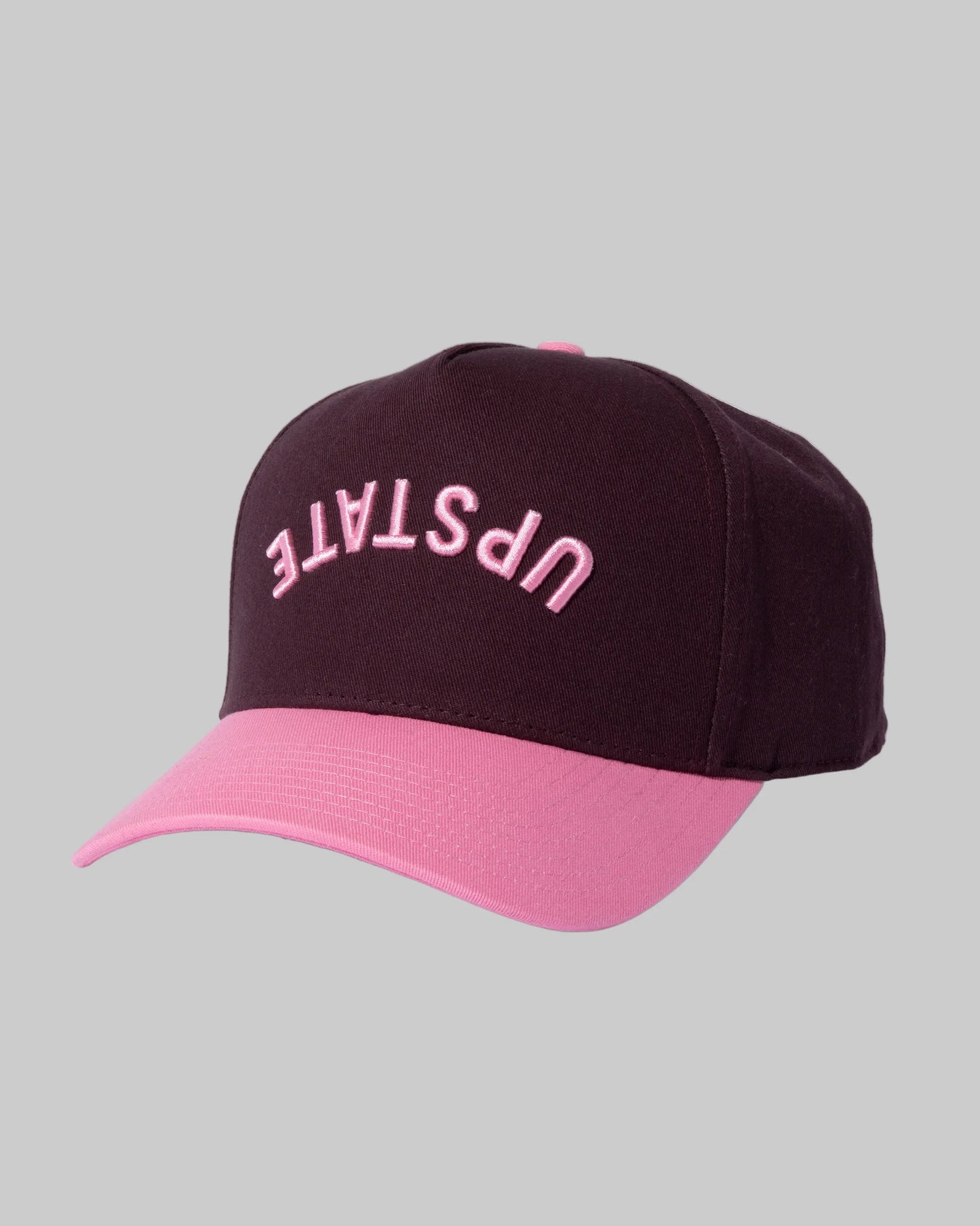 Upstate Inverse Hat - Black Cherry / Pink