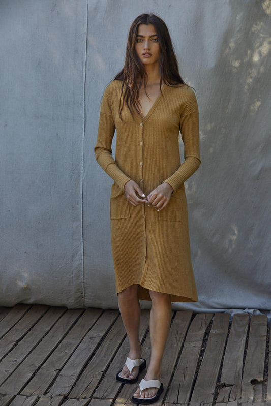 Charlie Full Length Cardigan/Sweater Dress Small