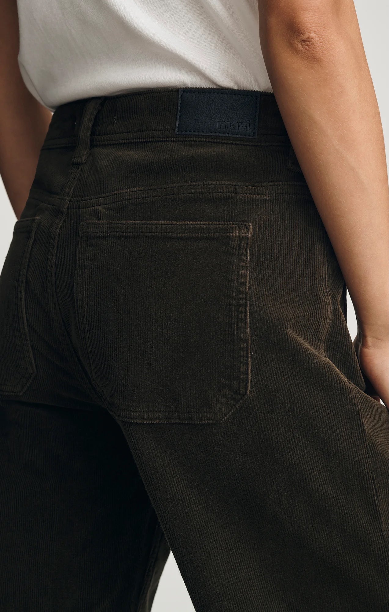Paloma Marine Wide Leg Pants High Rise Dollar Bill Cord
