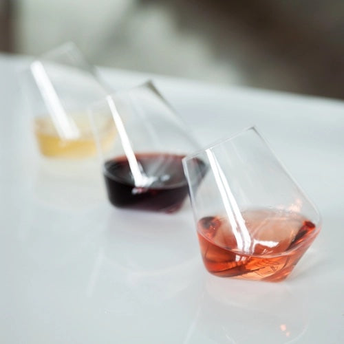 Rolling Crystal Wine Glasses