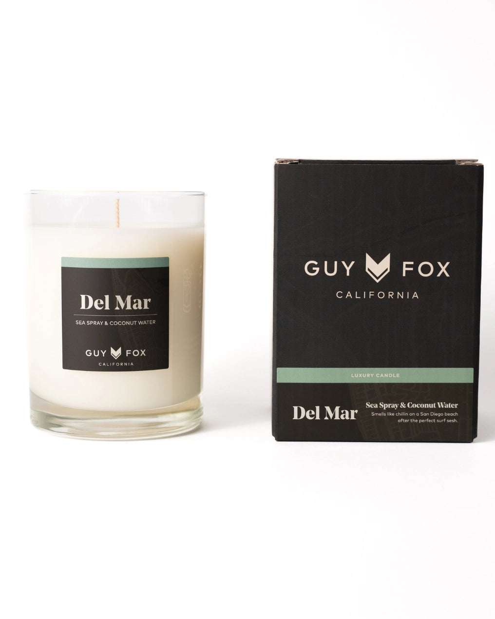 Del Mar Coconut Wax Candle - Sea Spray + Coconut Water