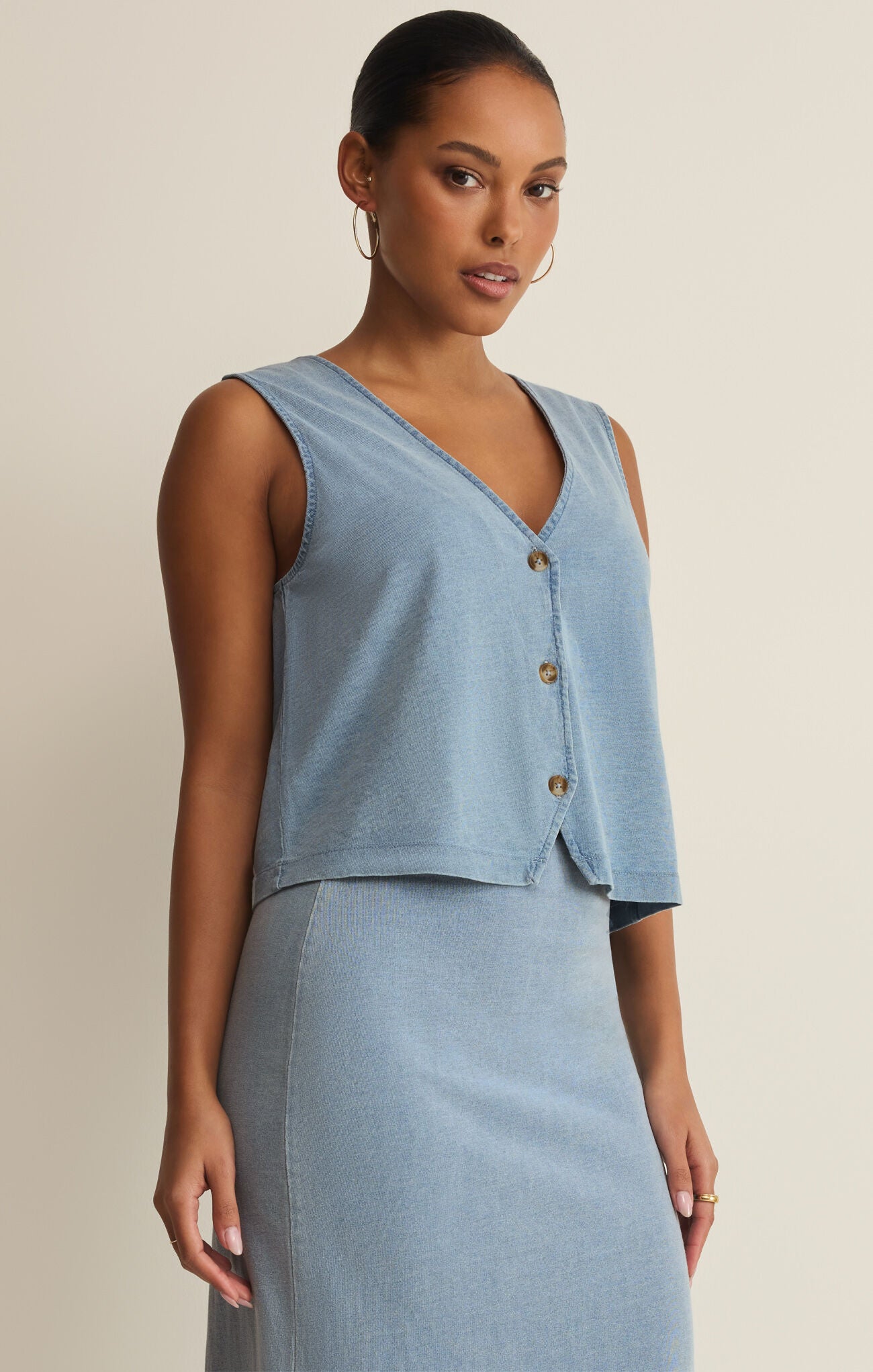 Noelle Jersey Sleeveless Top