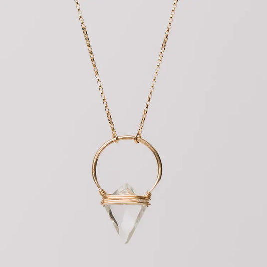 Albatross Necklace - Crystal Quartz