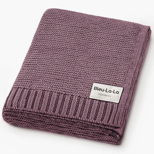 Organic Cotton Swaddle Baby Blanket -  Pink