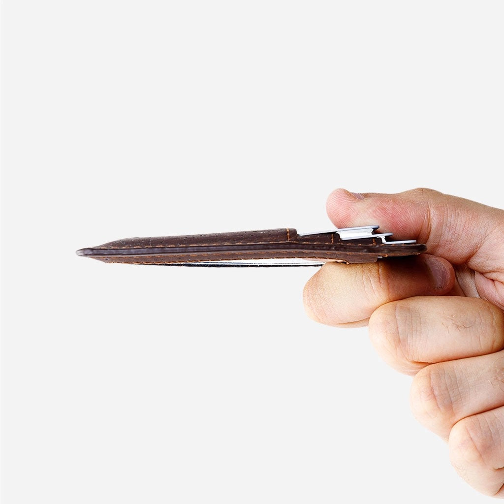 Airtag Wallet Cards Holder - Brown