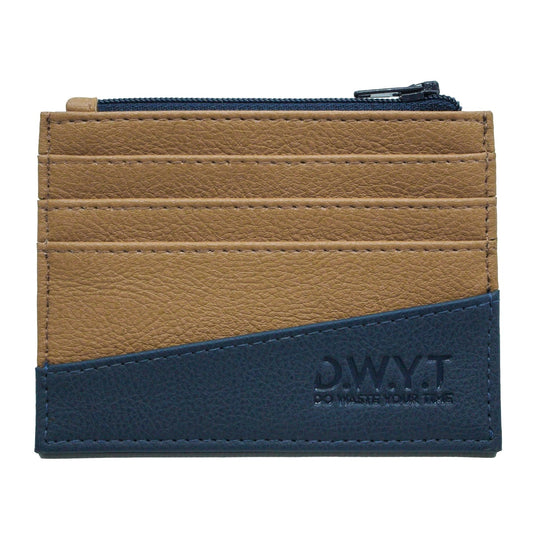 Le Vitamine Card Holder - Brown + Blue