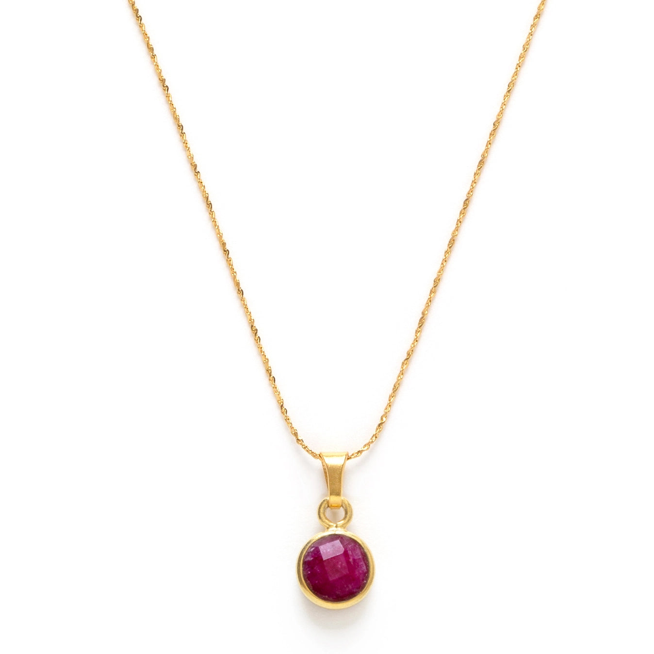 Birthstone Necklace -  January