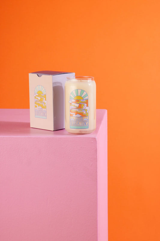 Glass Can Candle - Good Vibrations