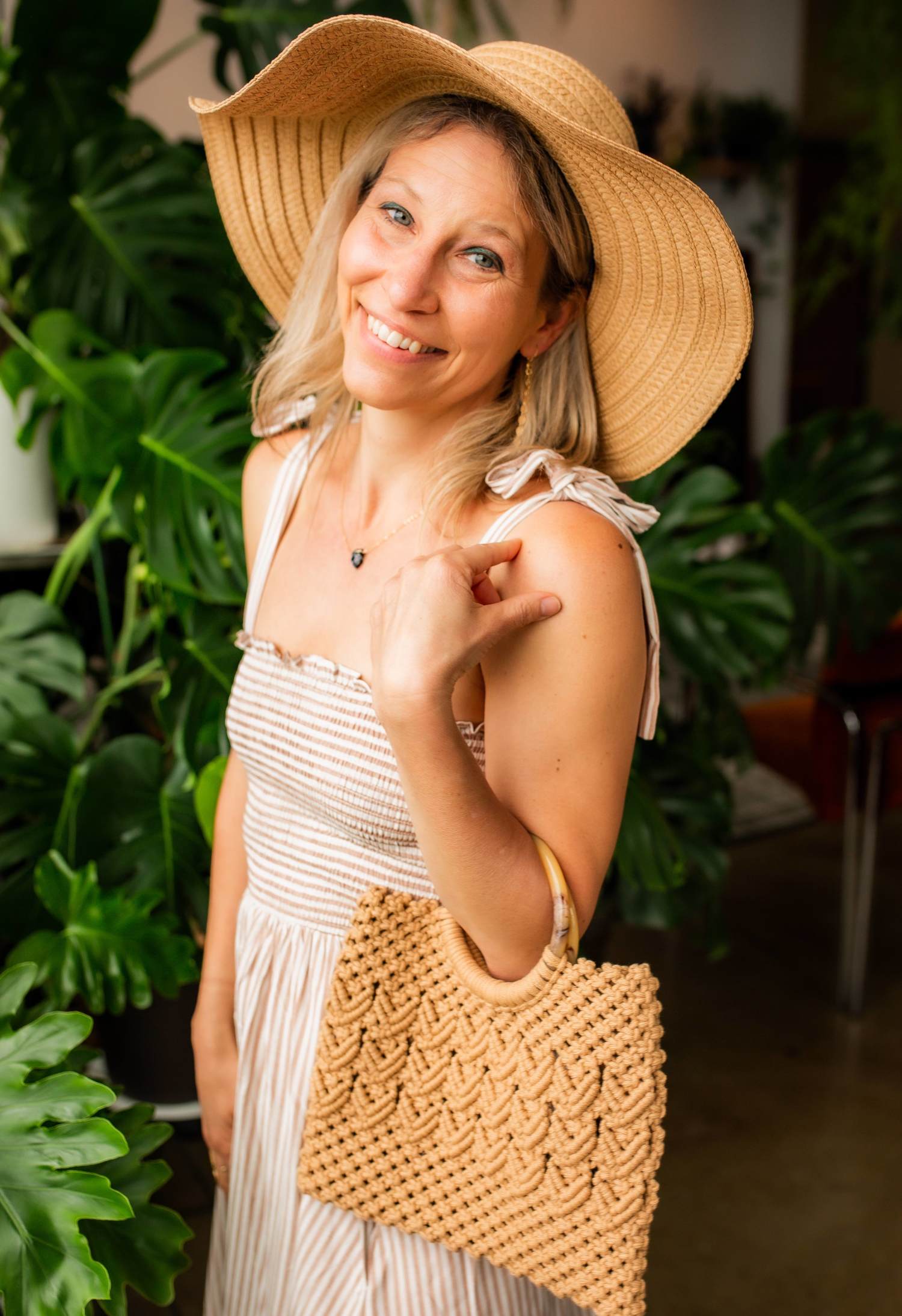 Veronica Wide Brim Sun Hat