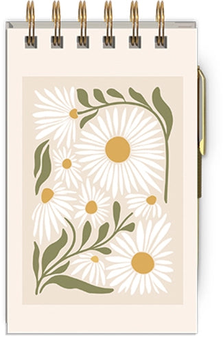 Spiral Note Pad -  Daisy