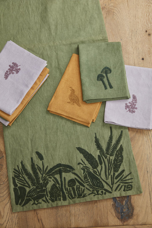 Embroidered Table Runner