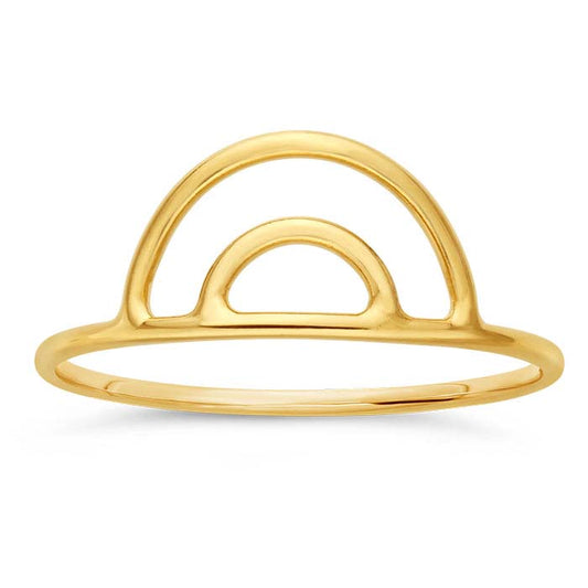 Gold-Filled Double Arch Ring  5