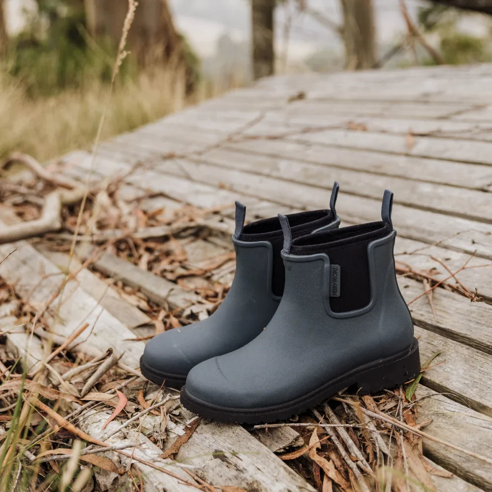Bobbi Ankle Rain Boot - Slate Gray