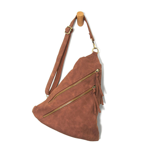 Peyton Double Zip Convertible Backpack Olive