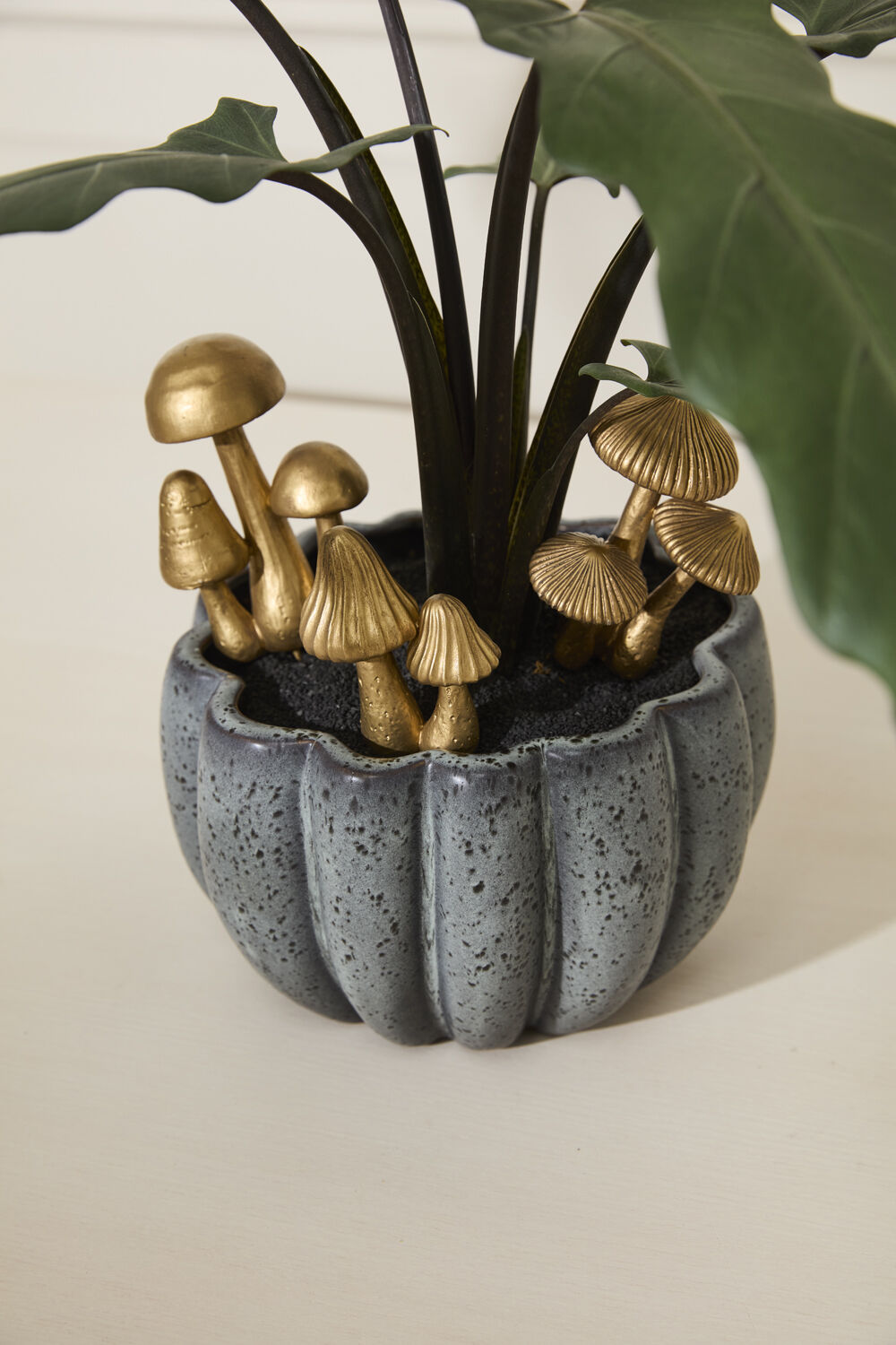 Mini Mushroom Plant Sticks - set of 3