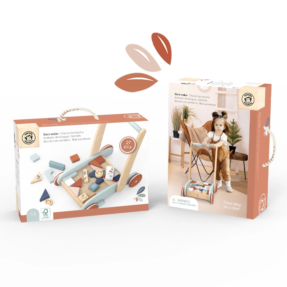 Block Push-Along Walker