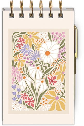 Spiral Note Pad -  Wildflower