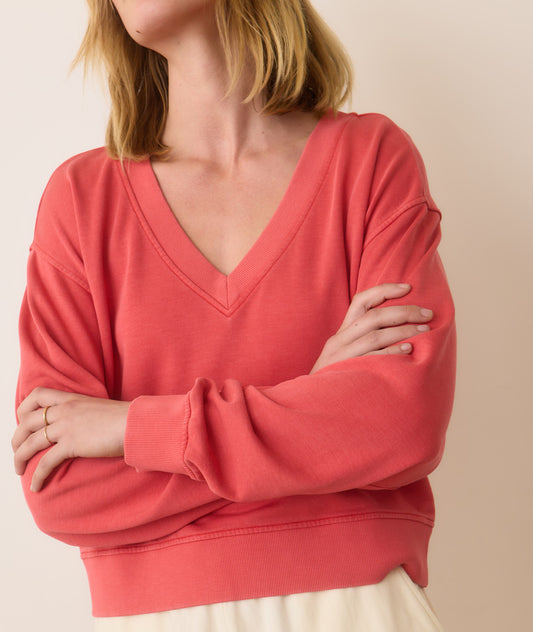 Clara Cloud 9 V-Neck Sweatshirt