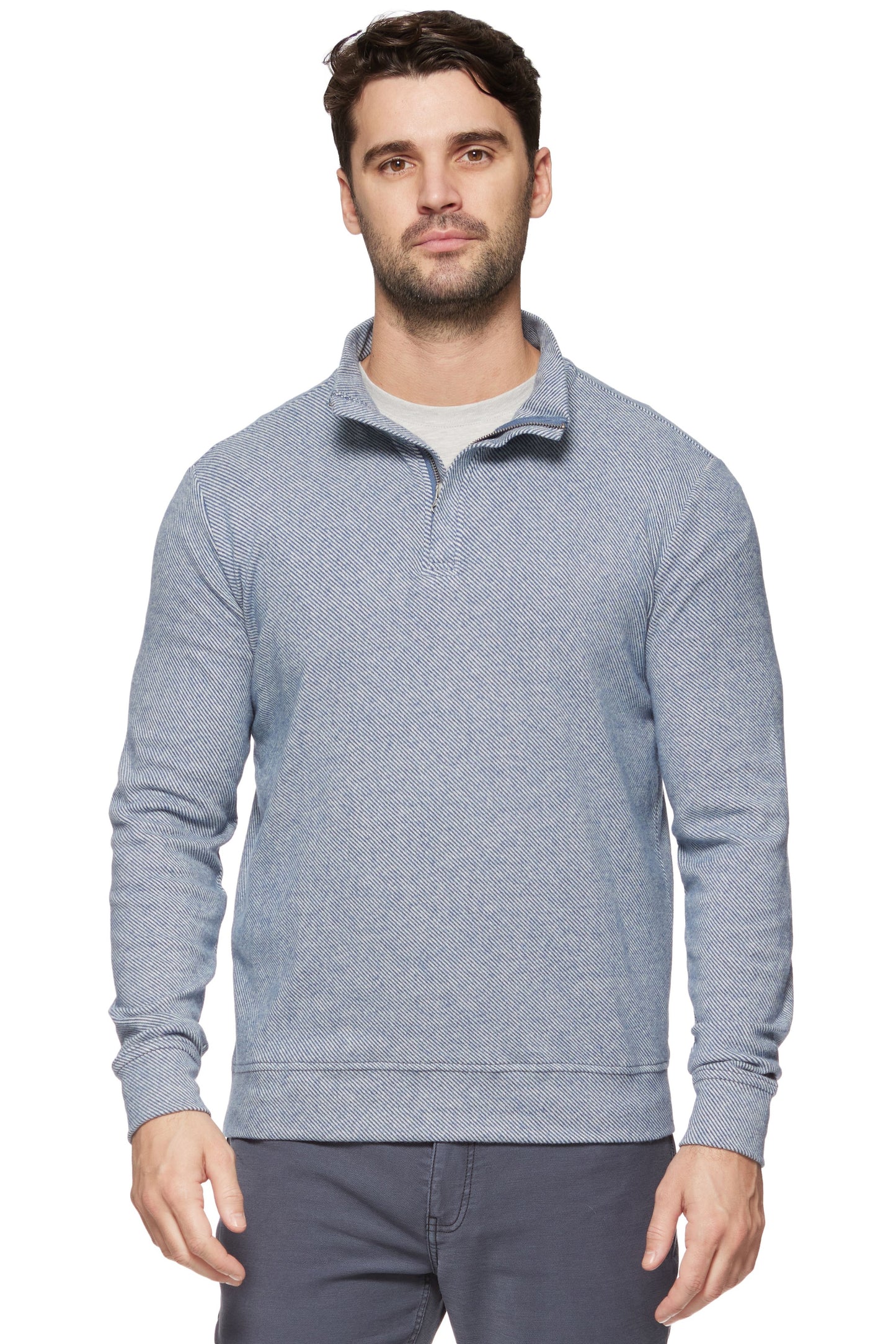 Hans Hero Twill 1/4 Zip Mock Neck