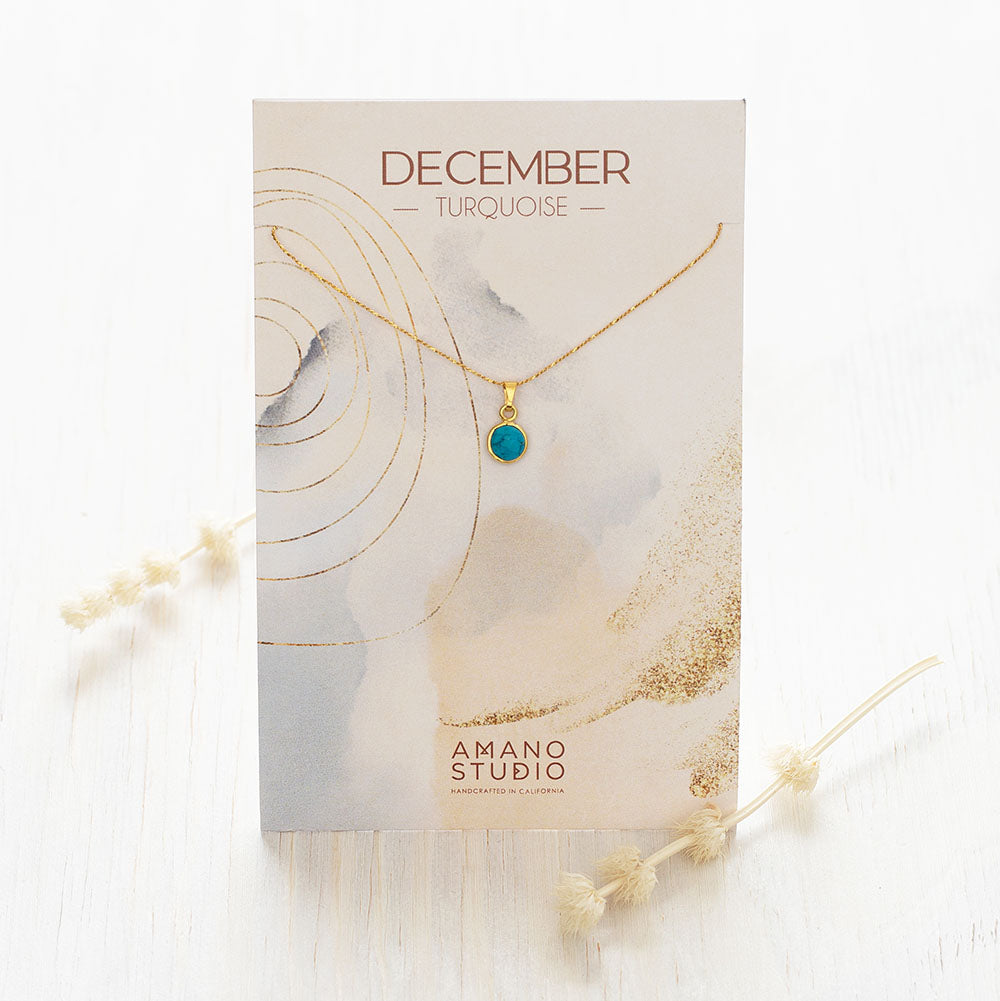Birthstone Necklace -  January