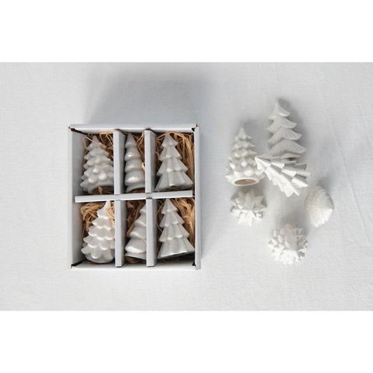 Stoneware Trees - Boxed Set of 4