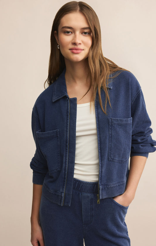 Heritage Knit Denim Jacket